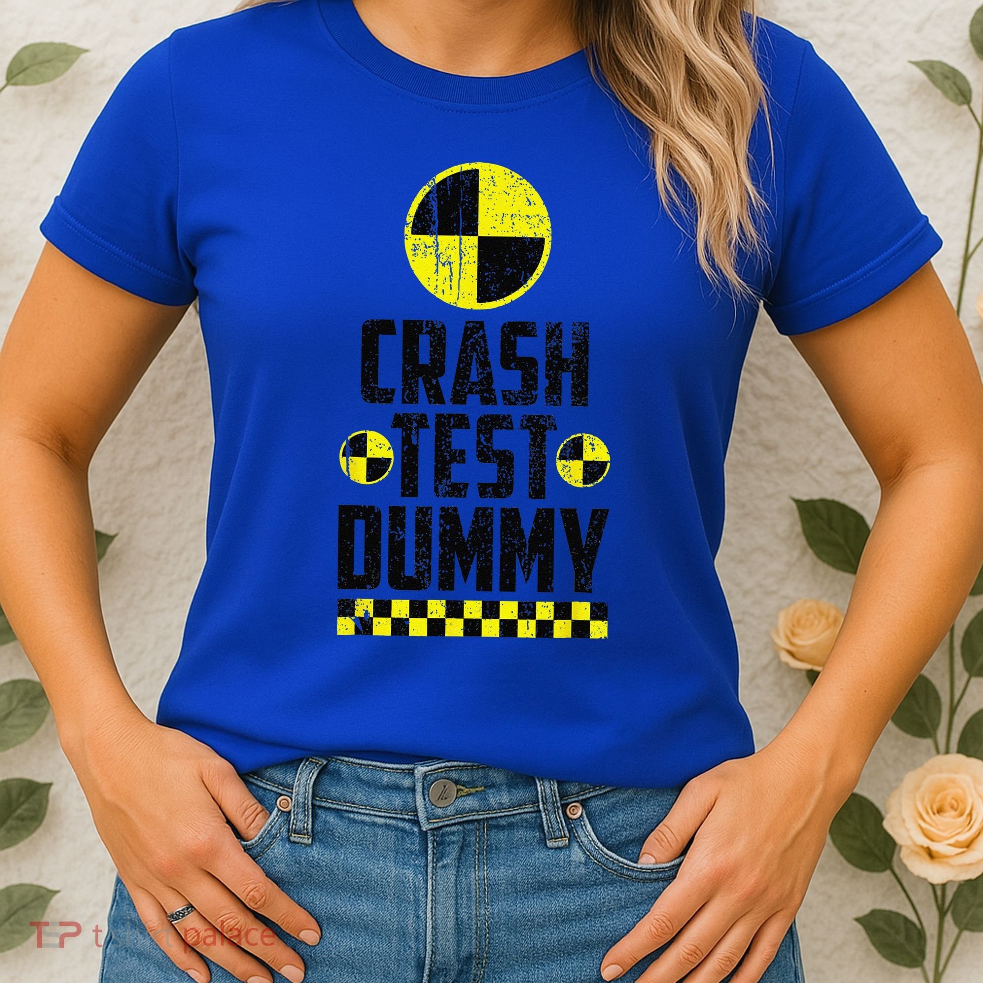 Crash Test Dummy Last Minute Costume Funny Halloween Women's T-Shirt