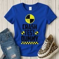Crash Test Dummy Last Minute Costume Funny Halloween Women's T-Shirt thumb 3
