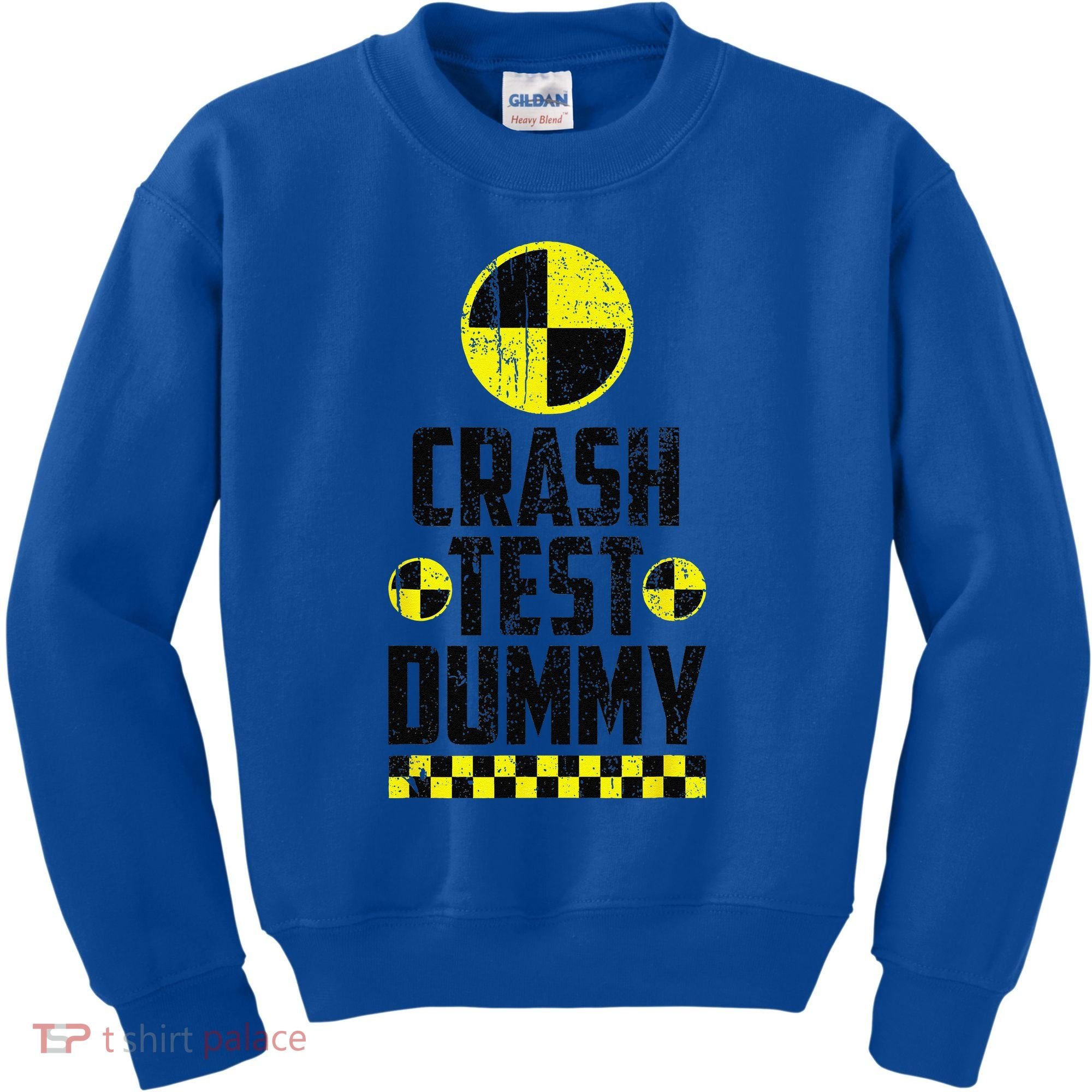 Crash Test Dummy Last Minute Costume Funny Halloween Kids Sweatshirt