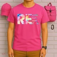 Colorful Tie Dye Recycle Reuse Renew Rethink Celebrate Earth Day T-Shirt thumb 6