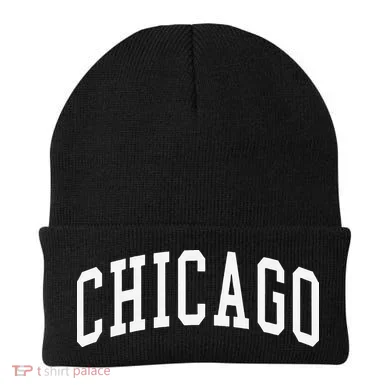 Chicago Throwback Design Classic Beanie