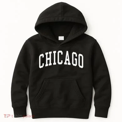 Chicago Throwback Design Classic Kids Hoodie