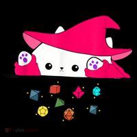 Cat Throwing Dice Tabletop Games USA-Made Doggie Bandana thumb 2