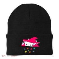 Cat Throwing Dice Tabletop Games Beanie thumb 0