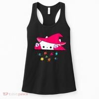 Cat Throwing Dice Tabletop Games Women's Tank Top thumb 0
