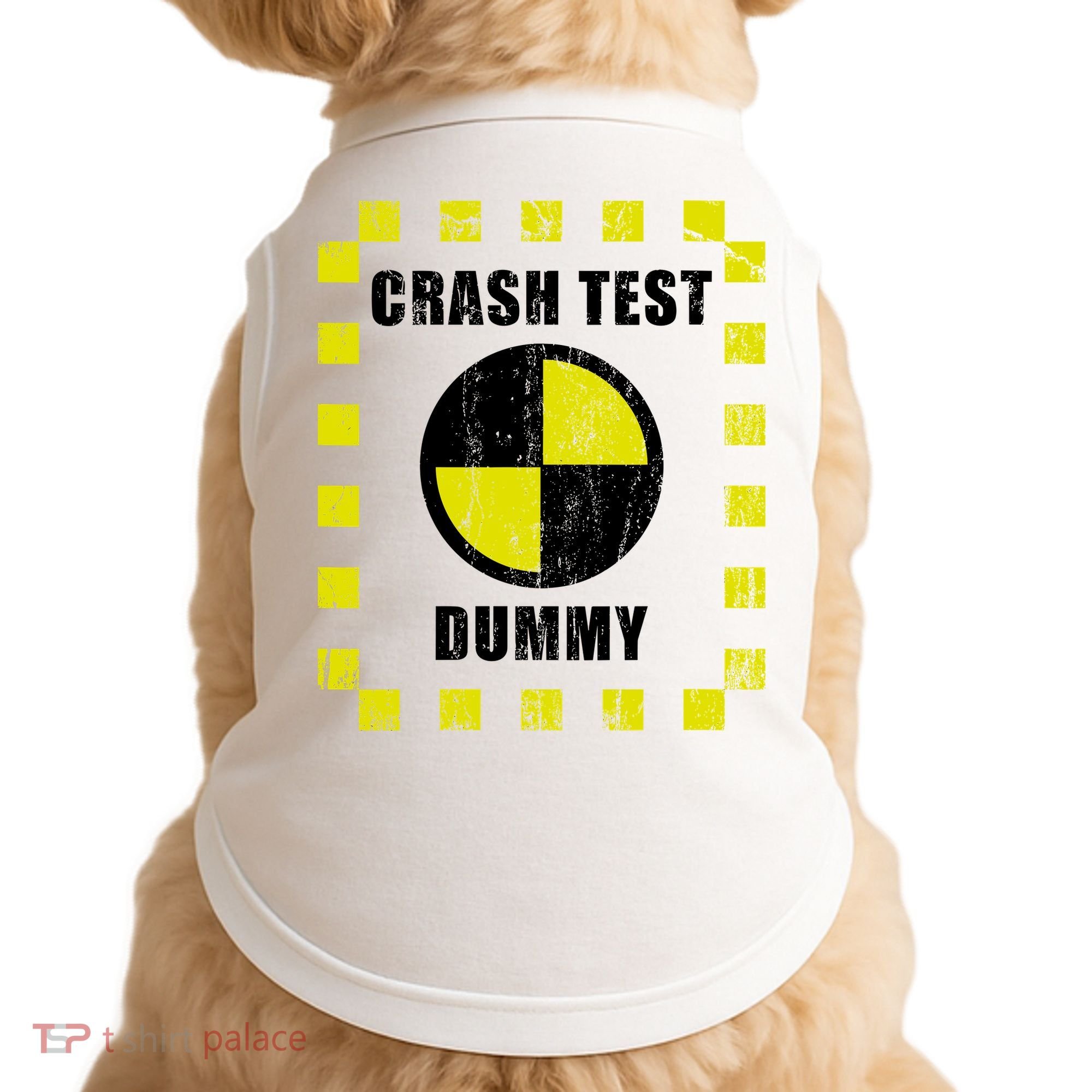 Crash Test Dummy Halloween Costume Funny Doggie Tank