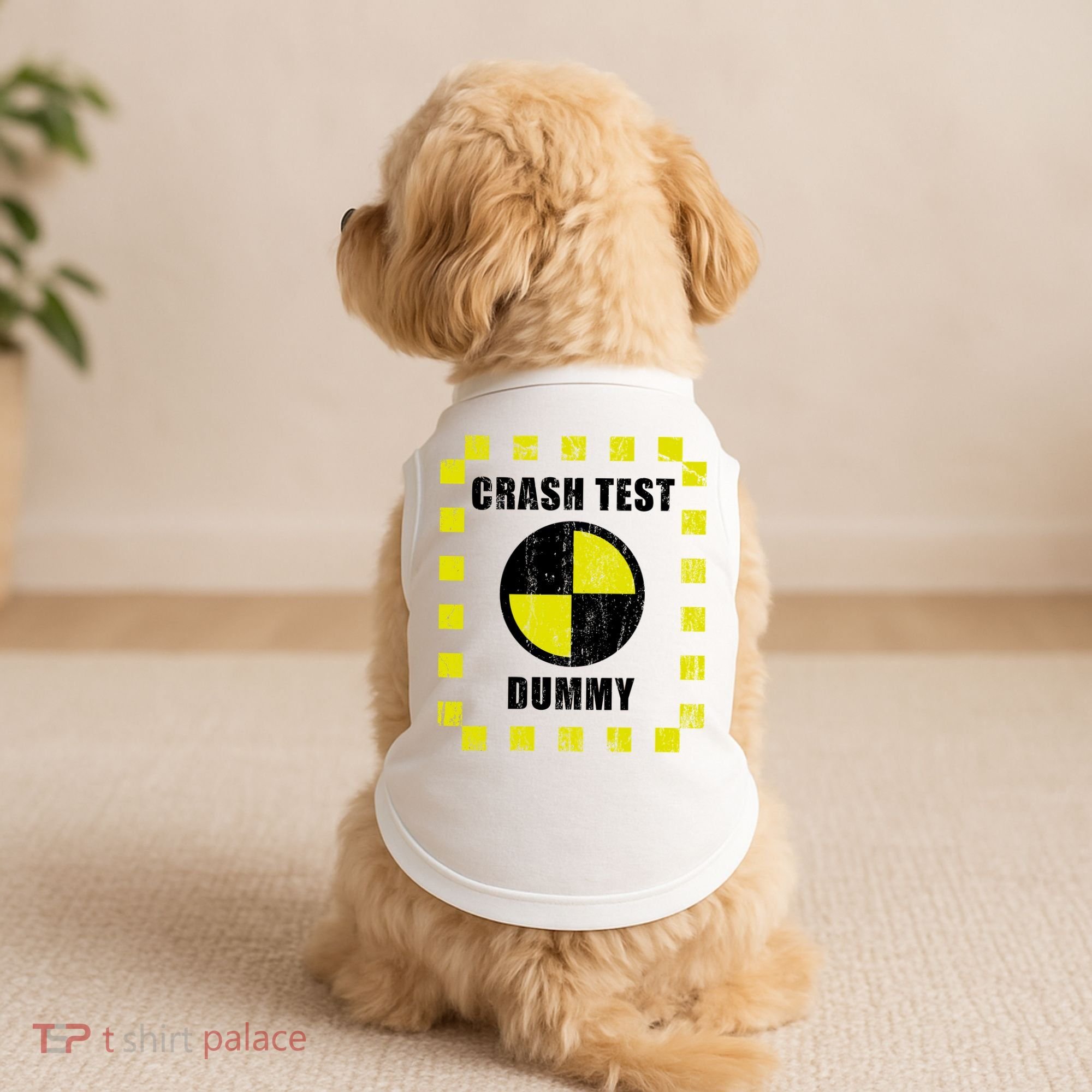 Crash Test Dummy Halloween Costume Funny Doggie Tank