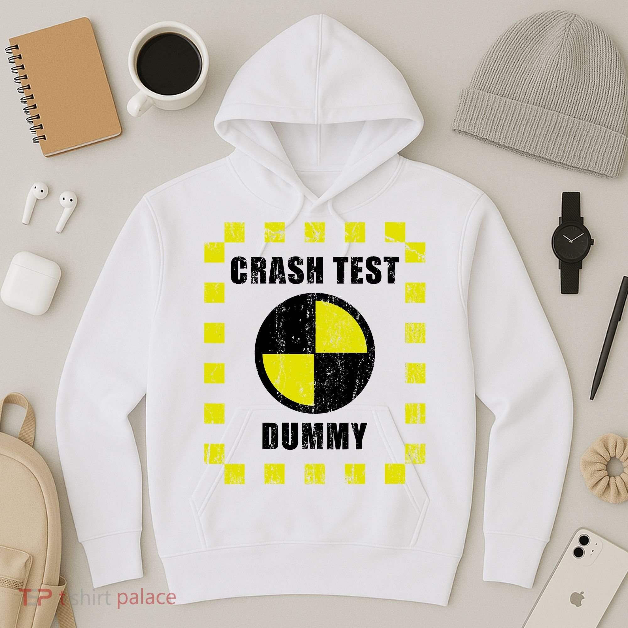 Crash Test Dummy Halloween Costume Funny Hoodie