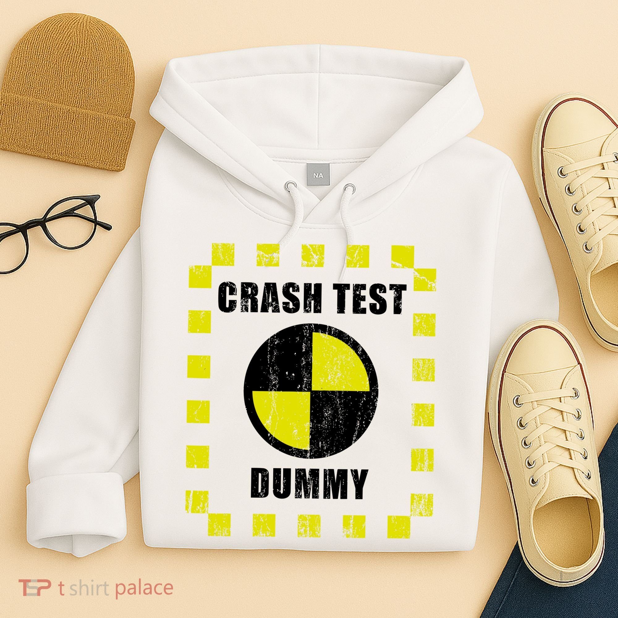 Crash Test Dummy Halloween Costume Funny Hoodie