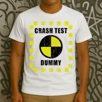 Crash Test Dummy Halloween Costume Funny T-Shirt thumb 3