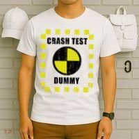 Crash Test Dummy Halloween Costume Funny T-Shirt thumb 6