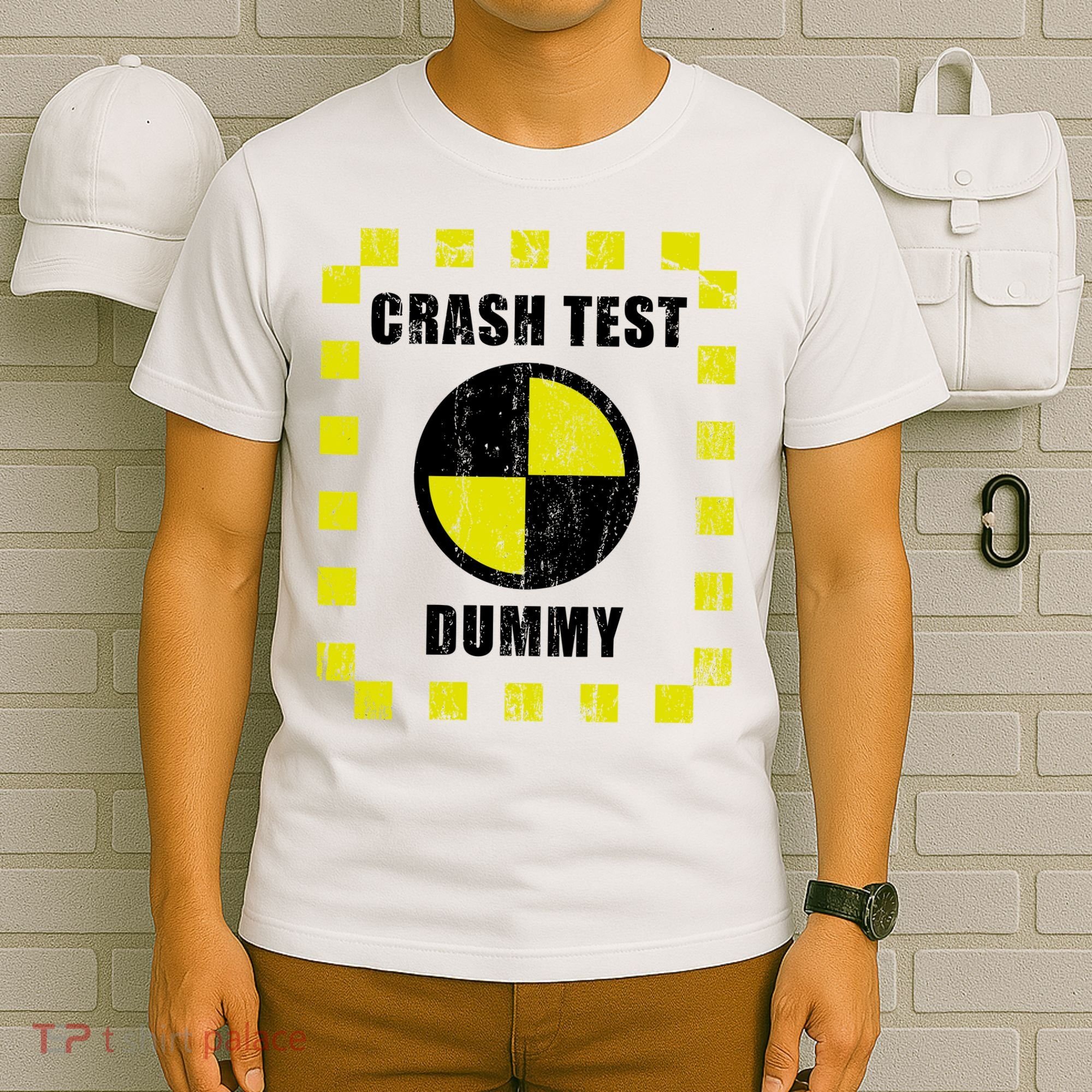 Crash Test Dummy Halloween Costume Funny T-Shirt