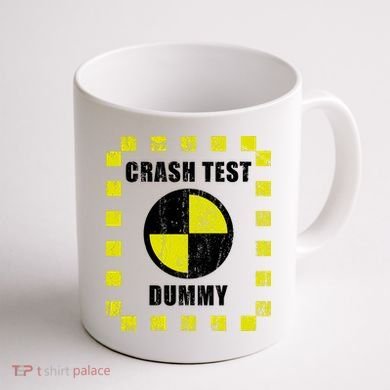Crash Test Dummy Halloween Costume Funny Coffee Mug back