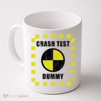 Crash Test Dummy Halloween Costume Funny Coffee Mug thumb 0