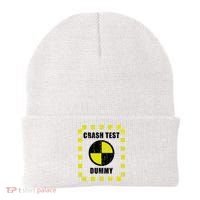 Crash Test Dummy Halloween Costume Funny Beanie thumb 0