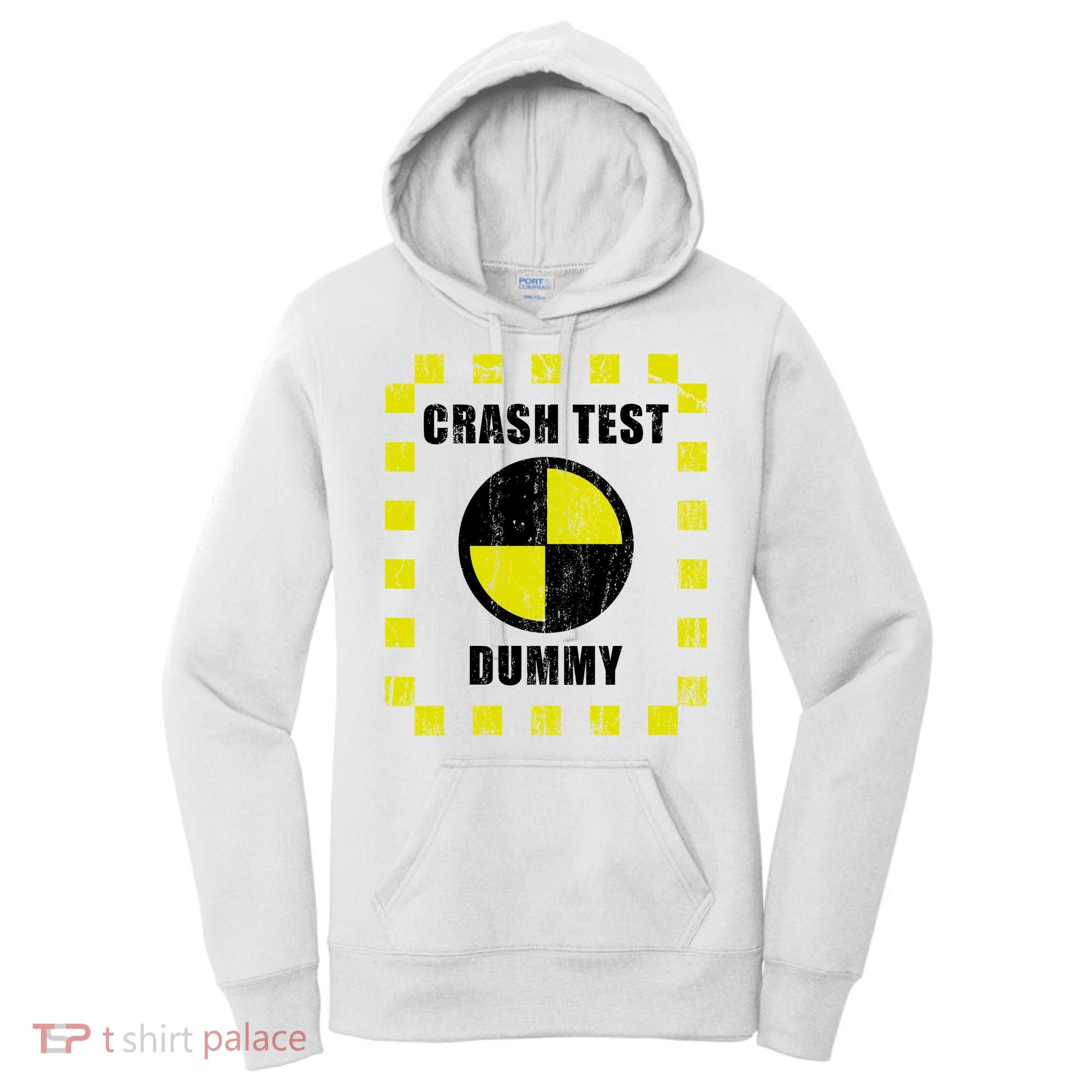 Crash Test Dummy Halloween Costume Funny Women's Hoodie