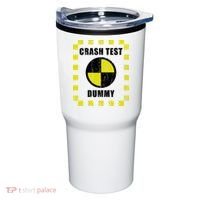 Crash Test Dummy Halloween Costume Funny Tumbler thumb 0