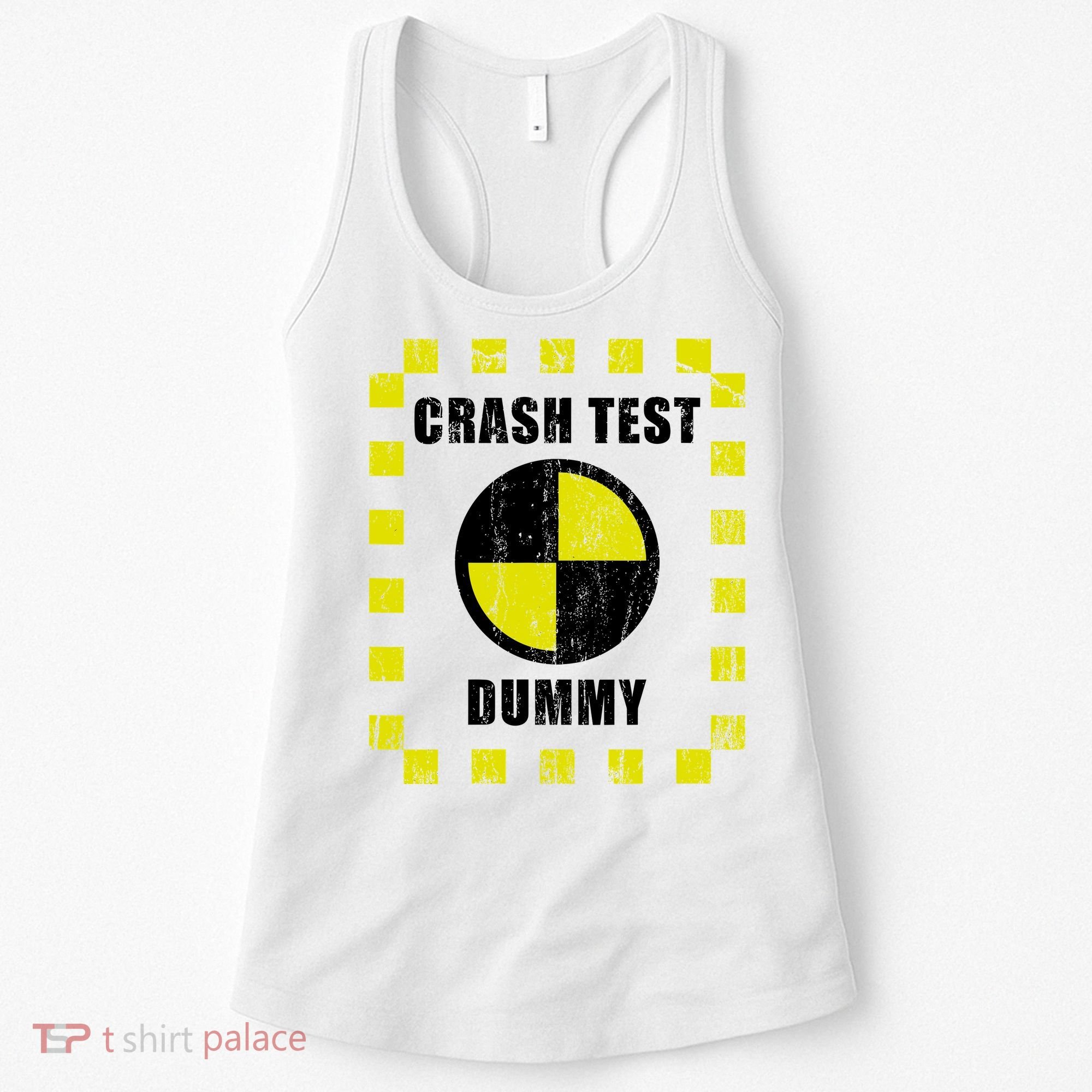 Crash Test Dummy Halloween Costume Funny Women's Tank Top