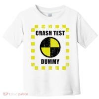 Crash Test Dummy Halloween Costume Funny Toddler T-Shirt thumb 0