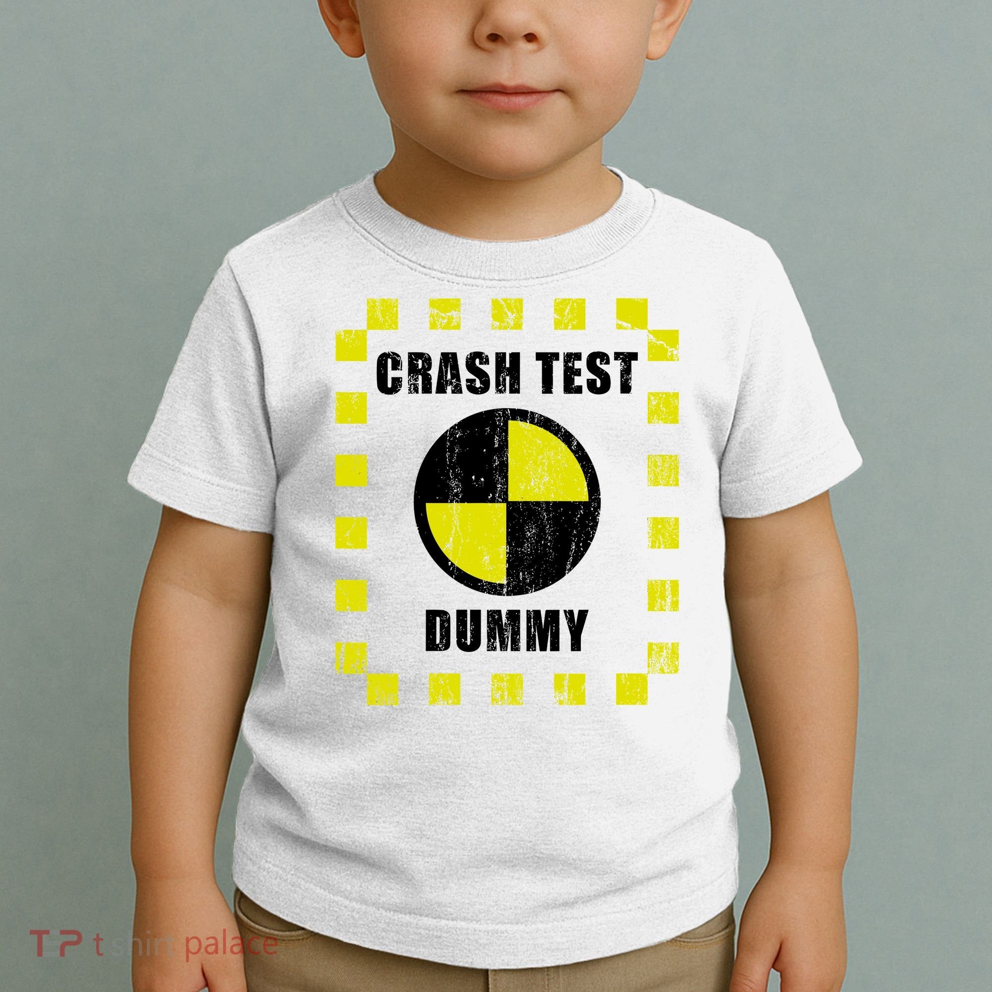 Crash Test Dummy Halloween Costume Funny Toddler T-Shirt