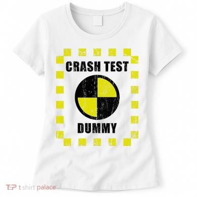 Crash Test Dummy Halloween Costume Funny Women's T-Shirt