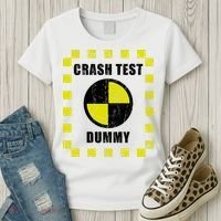Crash Test Dummy Halloween Costume Funny Women's T-Shirt thumb 3