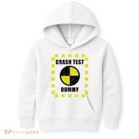 Crash Test Dummy Halloween Costume Funny Kids Hoodie thumb 0