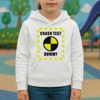 Crash Test Dummy Halloween Costume Funny Kids Hoodie thumb 3