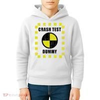 Crash Test Dummy Halloween Costume Funny Kids Hoodie thumb 4