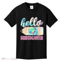 Cute Tie Dye Pencil Hello Kindergarten Kids T-Shirt thumb 0
