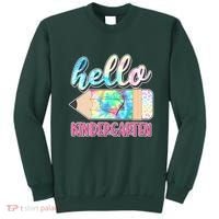 Cute Tie Dye Pencil Hello Kindergarten Sweatshirt thumb 0