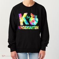 Cute Tie Dye K Is For Kindergarten Women's Sweatshirt thumb 0