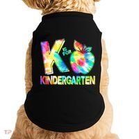 Cute Tie Dye K Is For Kindergarten Doggie Tank thumb 0