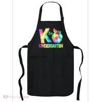 Cute Tie Dye K Is For Kindergarten Apron thumb 0