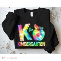 Cute Tie Dye K Is For Kindergarten Sweatshirt thumb 2