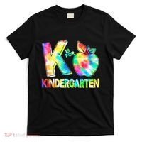 Cute Tie Dye K Is For Kindergarten T-Shirt thumb 0