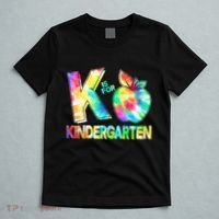 Cute Tie Dye K Is For Kindergarten T-Shirt thumb 5