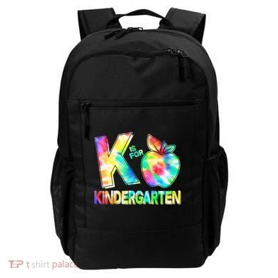 Cute Tie Dye K Is For Kindergarten Backpack