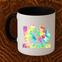 Cute Tie Dye K Is For Kindergarten Coffee Mug thumb 2