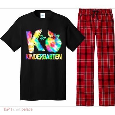 Cute Tie Dye K Is For Kindergarten Pajama Set