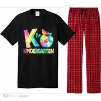 Cute Tie Dye K Is For Kindergarten Pajama Set thumb 0