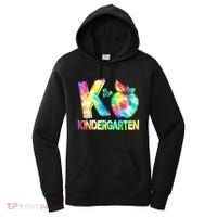 Cute Tie Dye K Is For Kindergarten Women's Hoodie thumb 0