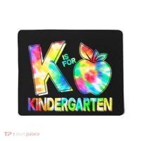 Cute Tie Dye K Is For Kindergarten Mousepad thumb 0