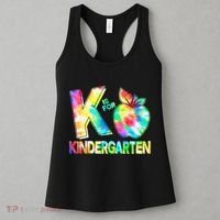 Cute Tie Dye K Is For Kindergarten Women's Tank Top thumb 3