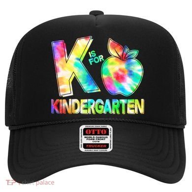 Cute Tie Dye K Is For Kindergarten Hat