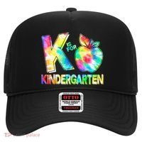 Cute Tie Dye K Is For Kindergarten Hat thumb 0