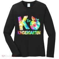 Cute Tie Dye K Is For Kindergarten Women's Long Sleeve Shirt thumb 0