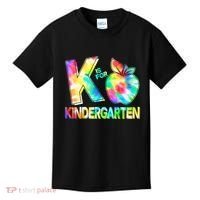 Cute Tie Dye K Is For Kindergarten Kids T-Shirt thumb 0