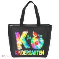 Cute Tie Dye K Is For Kindergarten Tote Bag thumb 0