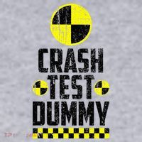 Crash Test Dummy Last Minute Costume Women's Sweatshirt thumb 2